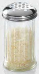 American Metalcraft Glass Cheese Shaker, 12 Ounce