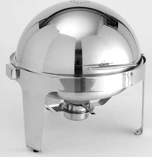 American Metalcraft 7 Quart Adagio Round 18/10 Stainless Steel Chafer