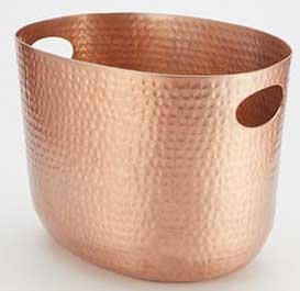 American Metalcraft Copper Hammered Aluminum Beverage Tub, 7 3/4 Quart