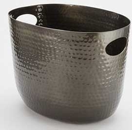 American Metalcraft Black Hammered Aluminum Beverage Tub, 7 3/4 Quart