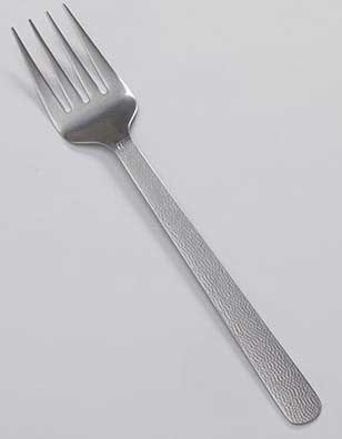 American Metalcraft Vintage Hammered Stainless Steel Cold Meat Fork, 13 inch Length