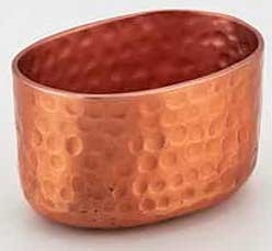 American Metalcraft Copper Hammered Aluminum Sugar Packet Holder, 6 Ounce