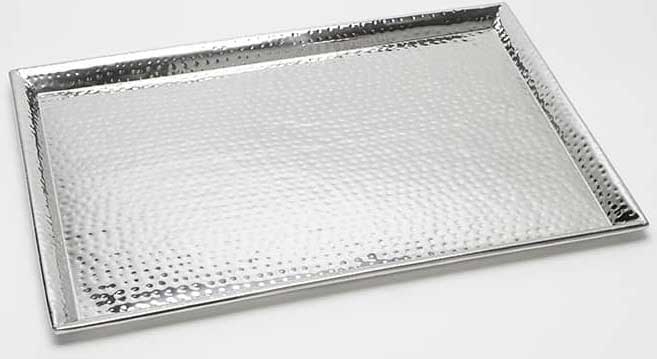 American Metalcraft Full Size Hammered Stainless Steel Sheet Pan, 26 inch Length x 18 inch Width x 1 inch Height