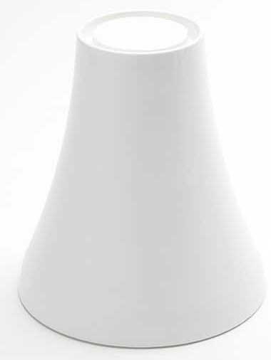 American Metalcraft Lift Collection White Melamine Pedestal, 7 1/8 inch Height