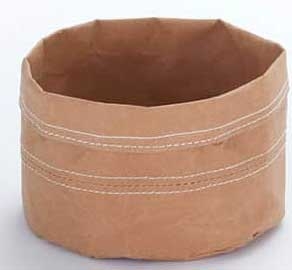 American Metalcraft Khaki Kraft Paper Bag, 5 inch Dia