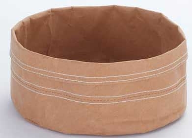 American Metalcraft Khaki Kraft Paper Bag, 7 inch Dia