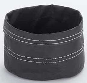 American Metalcraft Black Kraft Paper Bag, 5 inch Dia