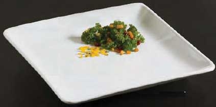 American Metalcraft Prestige White Square Ceramic Plate, 14 inch
