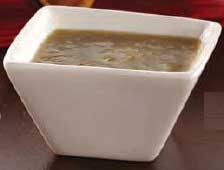 American Metalcraft Square Porcelain Sauce Cup, 2 Ounce