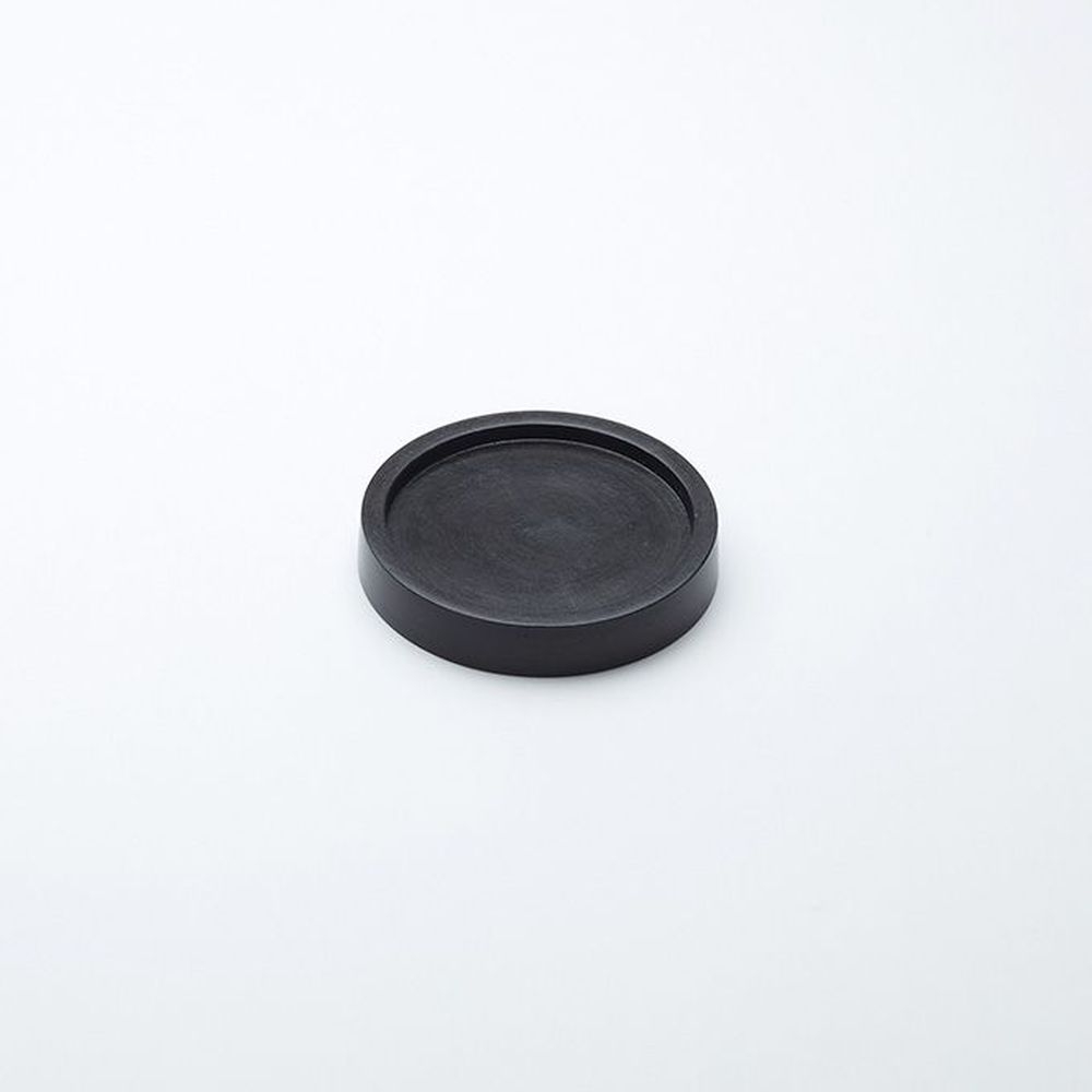 American Metalcraft Upton Collection Espresso Finished Wood Plate, 5 x 5 x 3/4 inch