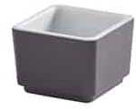 American Metalcraft Unity Collection Square Melamine Mocha Sauce Cup, 2 Ounce