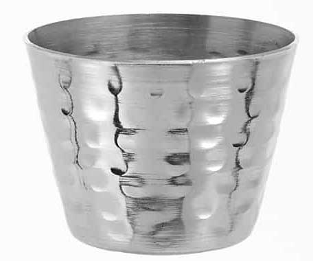 American Metalcraft Stainless Steel Hammered Round Sauce Cup, 2.5 Ounce