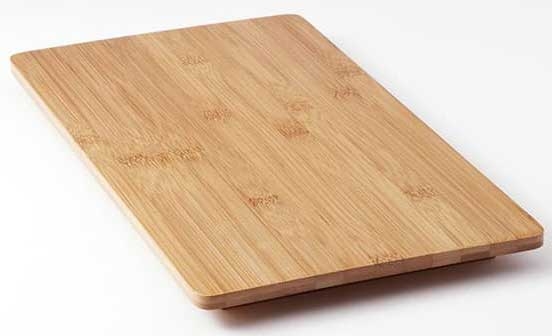 American Metalcraft Small Rectangular Flat Bamboo Platter, 14.5 x 8.25 inch