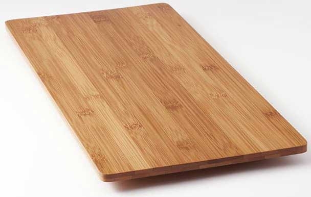 American Metalcraft Medium Rectangular Flat Bamboo Platter, 18.25 x 9 inch