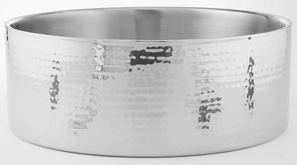 American Metalcraft Stainless Steel Hammered Finish Double Wall Bowl, 338 Ounce
