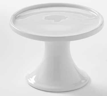 American Metalcraft Porcelain Small Serving Stand, 4 x 3 inch