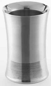 American Metalcraft Stainless Steel Silver Thread Wine Cooler, 5 1/2 inch Dia x 8 1/4 inch Height