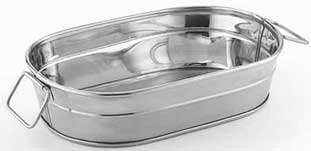 American Metalcraft Stainless Steel Oval Tub, 24 Ounce