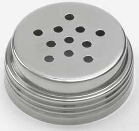 American Metalcraft Cheese Round Replacement Top for Glass Contemporary Shaker, 6 Ounce