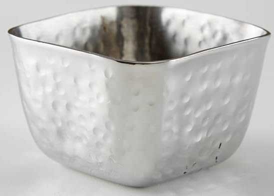 American Metalcraft 304 18/8 Stainless Steel Square Hammered Sauce Cup, 2.5 Ounce