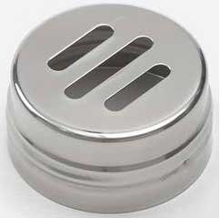 American Metalcraft 18/8 Stainless Steel Spice Slotted Replacement Shaker Top Only, 2 Ounce