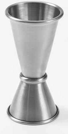 American Metalcraft Stainless Steel Satin Finish Jigger, 3/4 and 1 1/4 Ounce