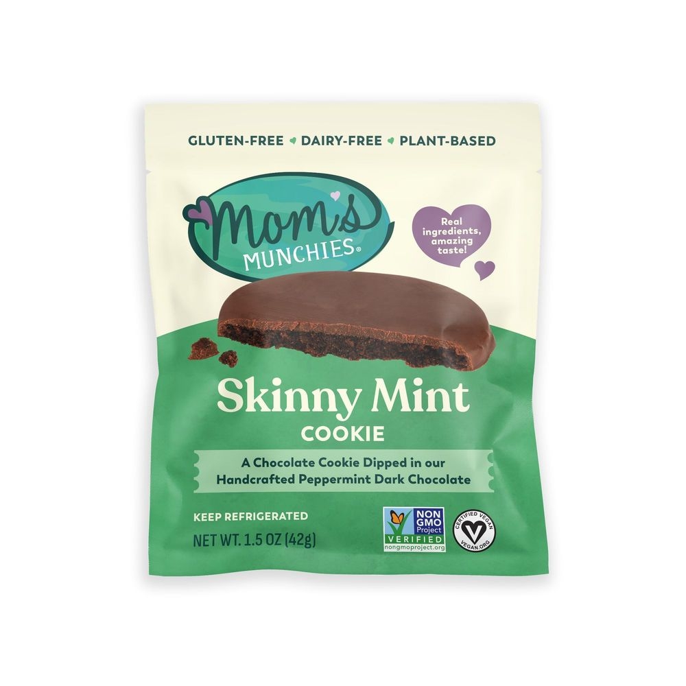 Moms Munchies Skinny Mint Cookie, 1.5 Ounce -- 24 per case