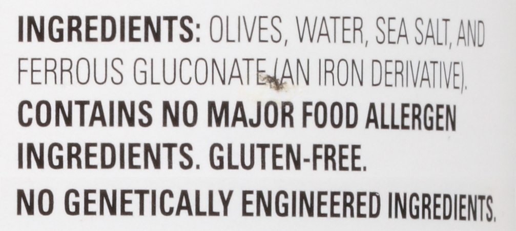 Early California Black Sliced Ripe Olives, 3.8 Ounce -- 12 per case.