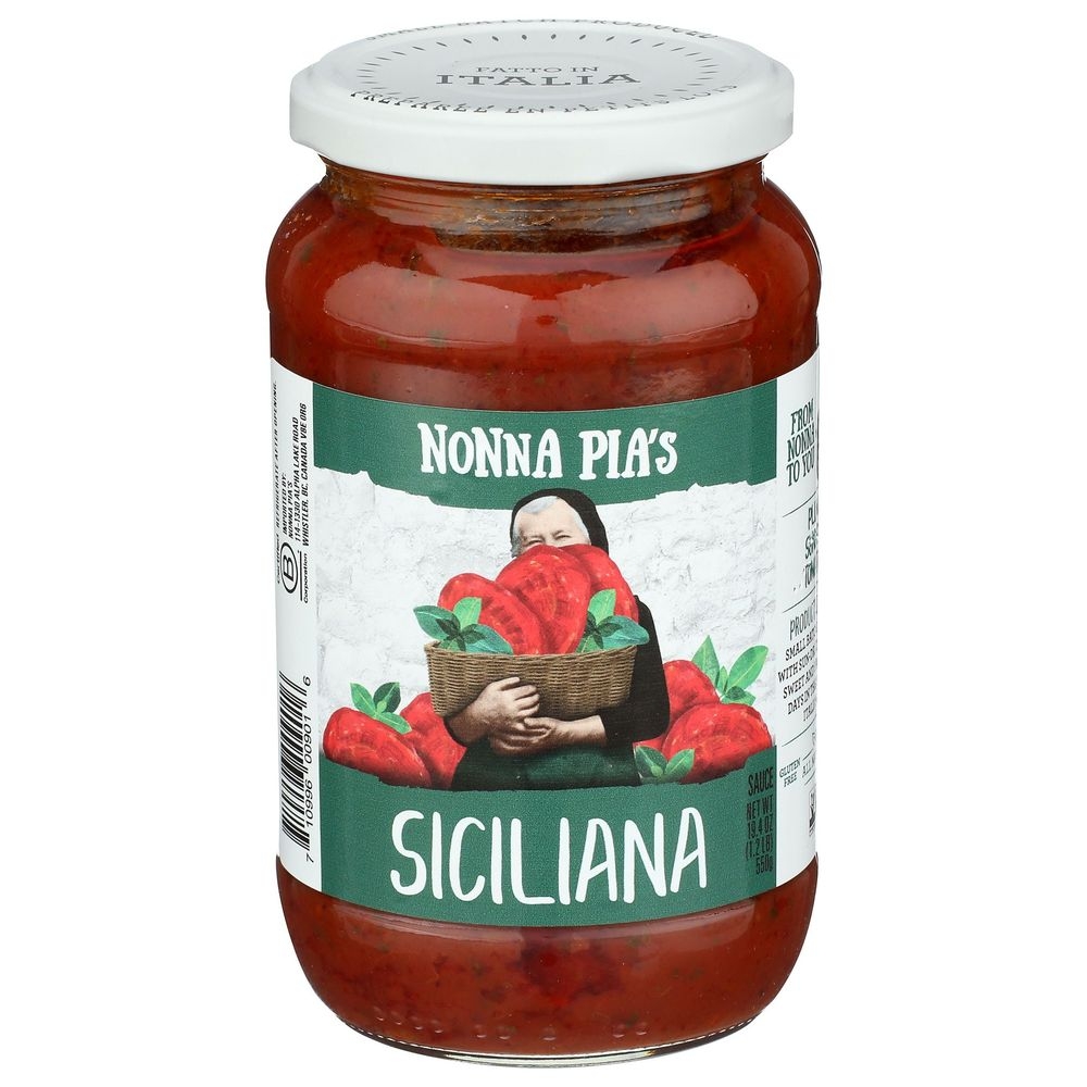 Nonna Pias Siciliana Pasta Sauce, 19.4 Fluid Ounce -- 6 per case