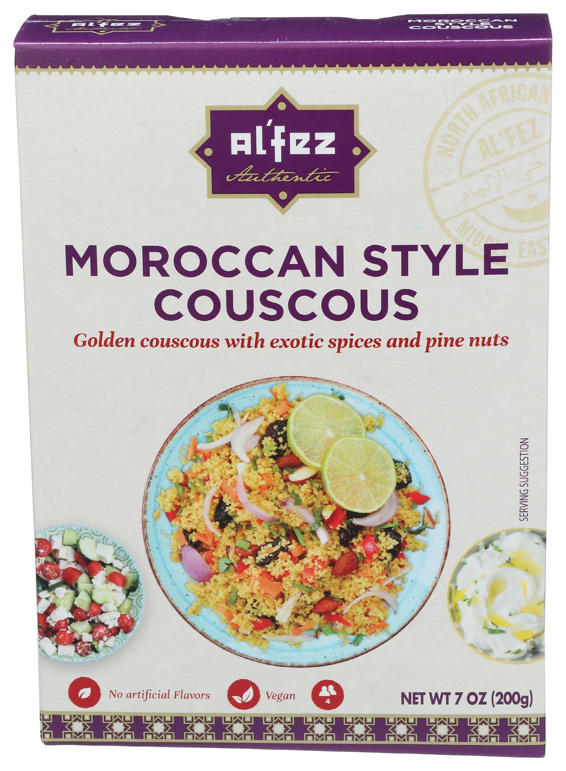 Alfez Moroccan Style Couscous, 7 Ounce -- 6 per case