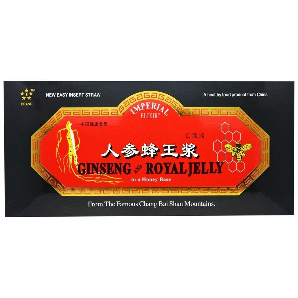 Imperial Elixir 10 Milliliter Ginseng and Royal Jelly, 30 count