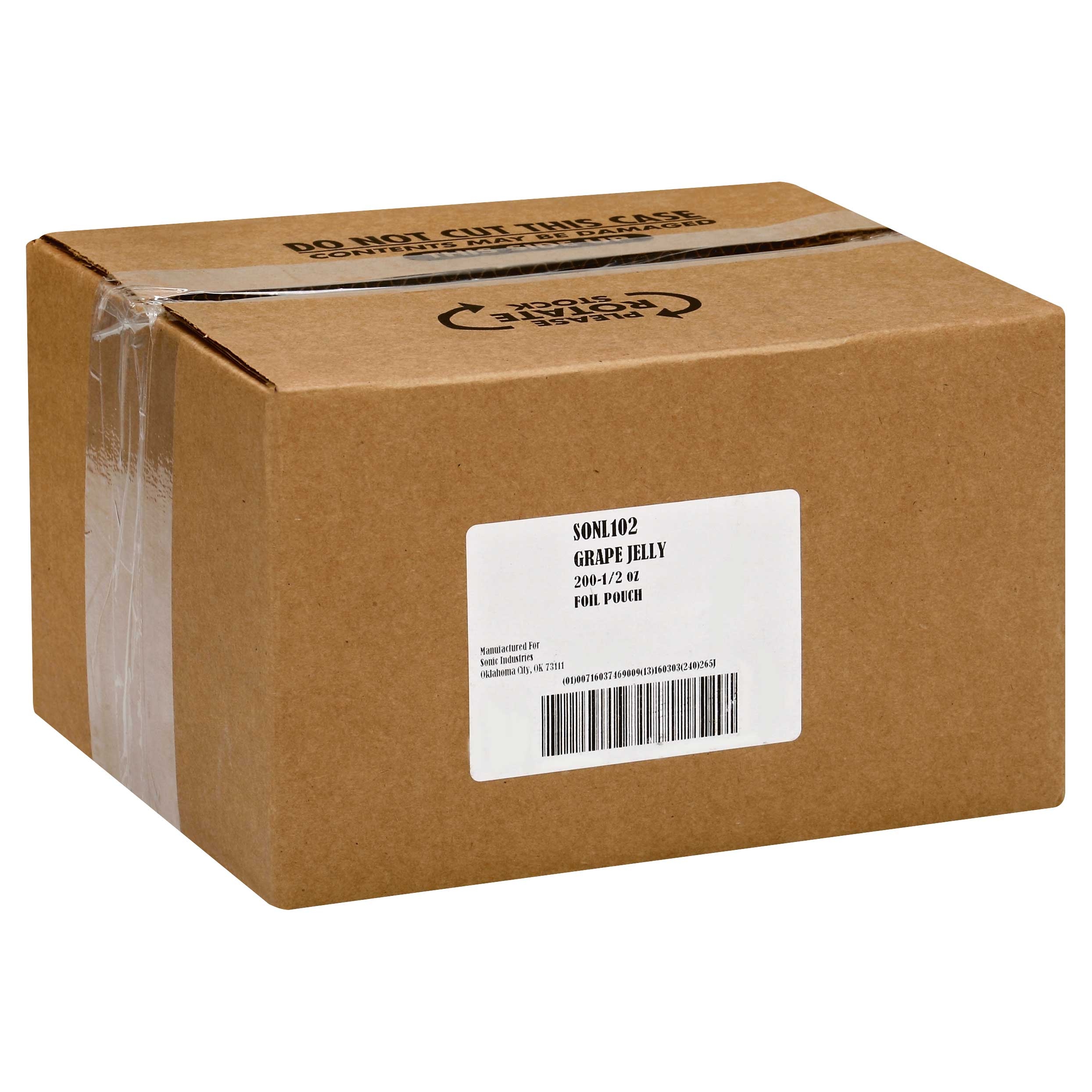 Portion Pac Jelly Grape Foil Pouch, .5 Ounce -- 200 Count