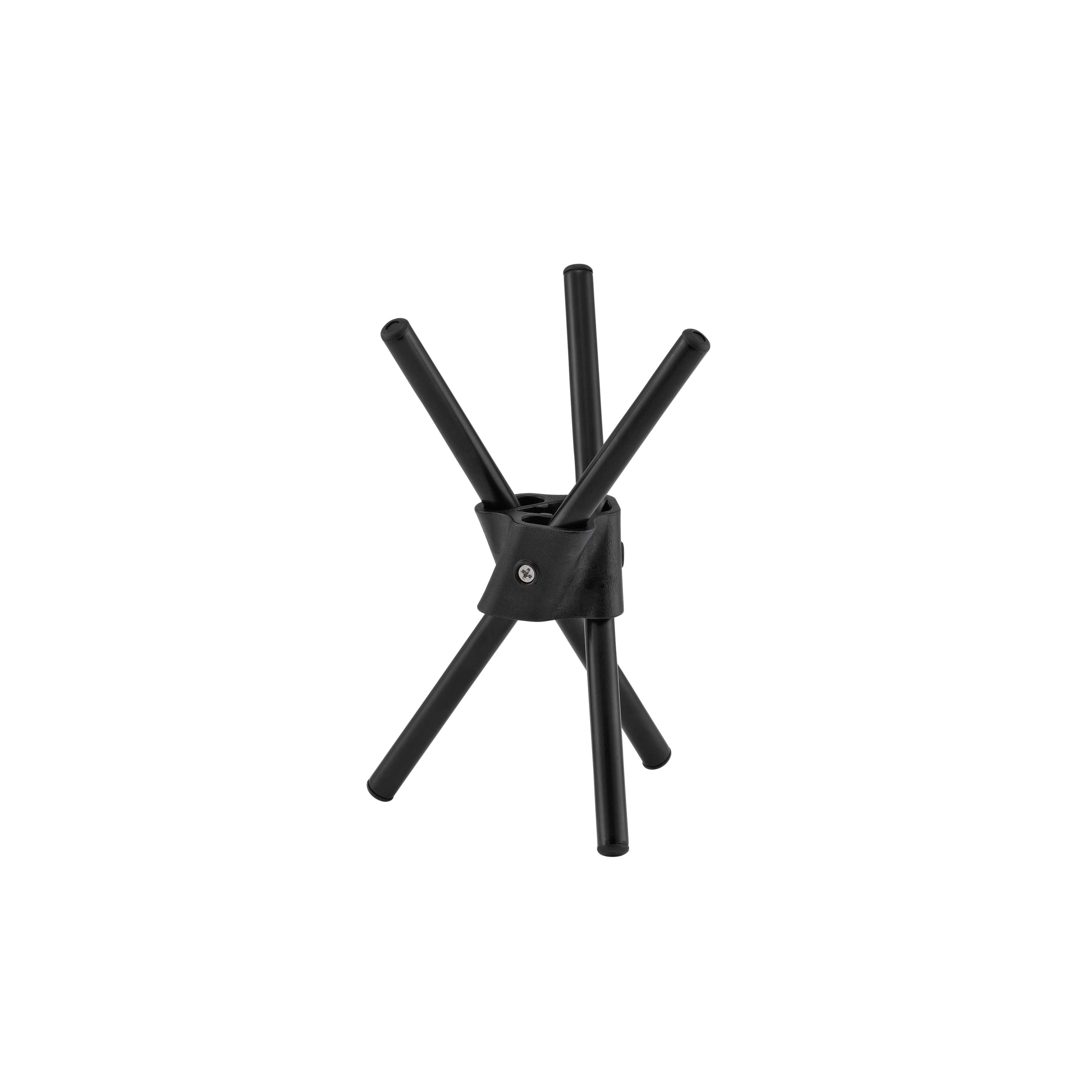 Service Ideas Black Tray Pod Small Collapsible Riser, 1.75 Width x 1.75 Height