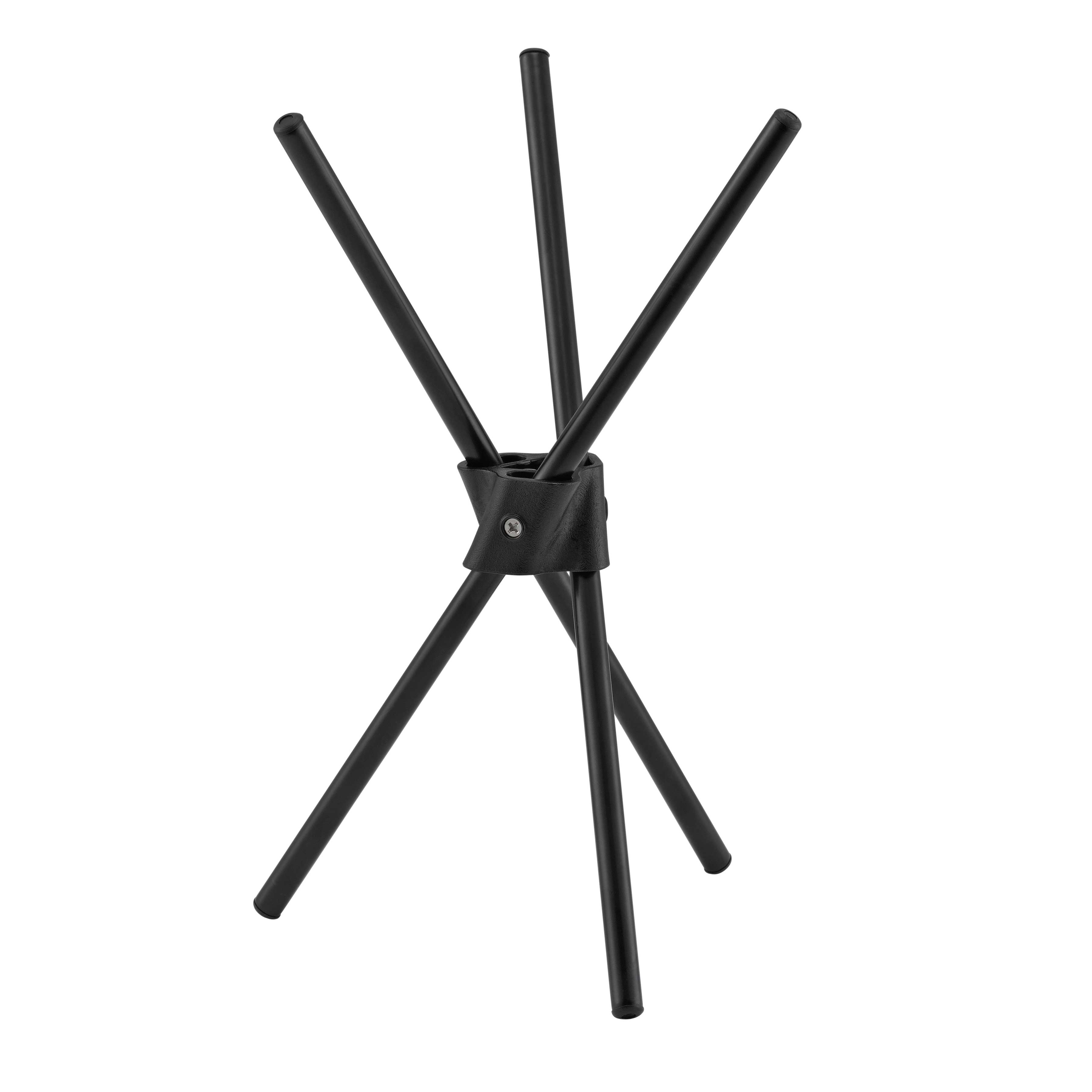 Service Ideas Black Tray Pod Large Collapsible Riser, 1.75 Width x 1.75 Height