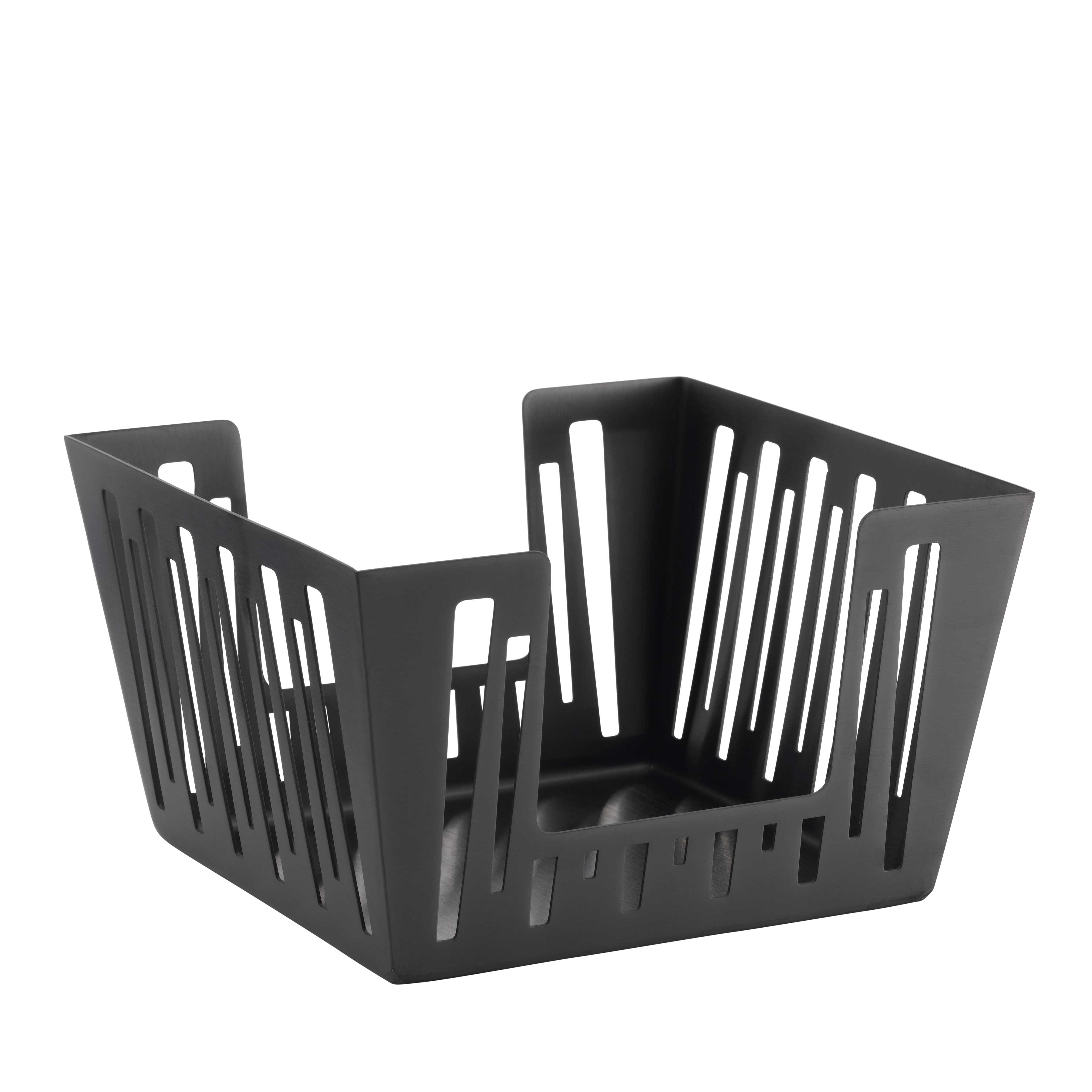 Service Ideas Mod18 Deco Black Onyx Napkin Holder, 6.5 inch Width x 4.5 inch Height