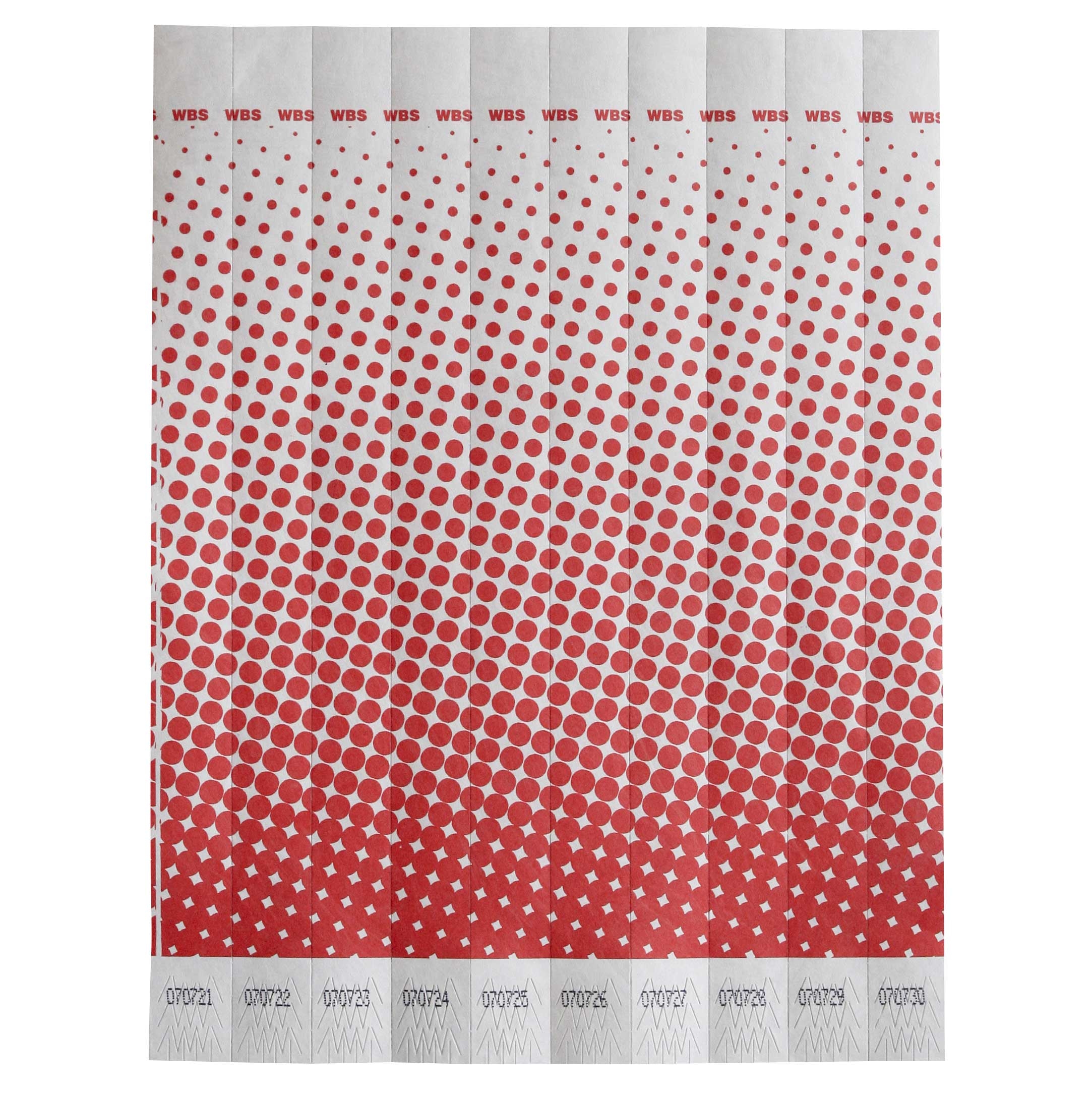 Bar Maid Red Security Wristbands -- 500 per case