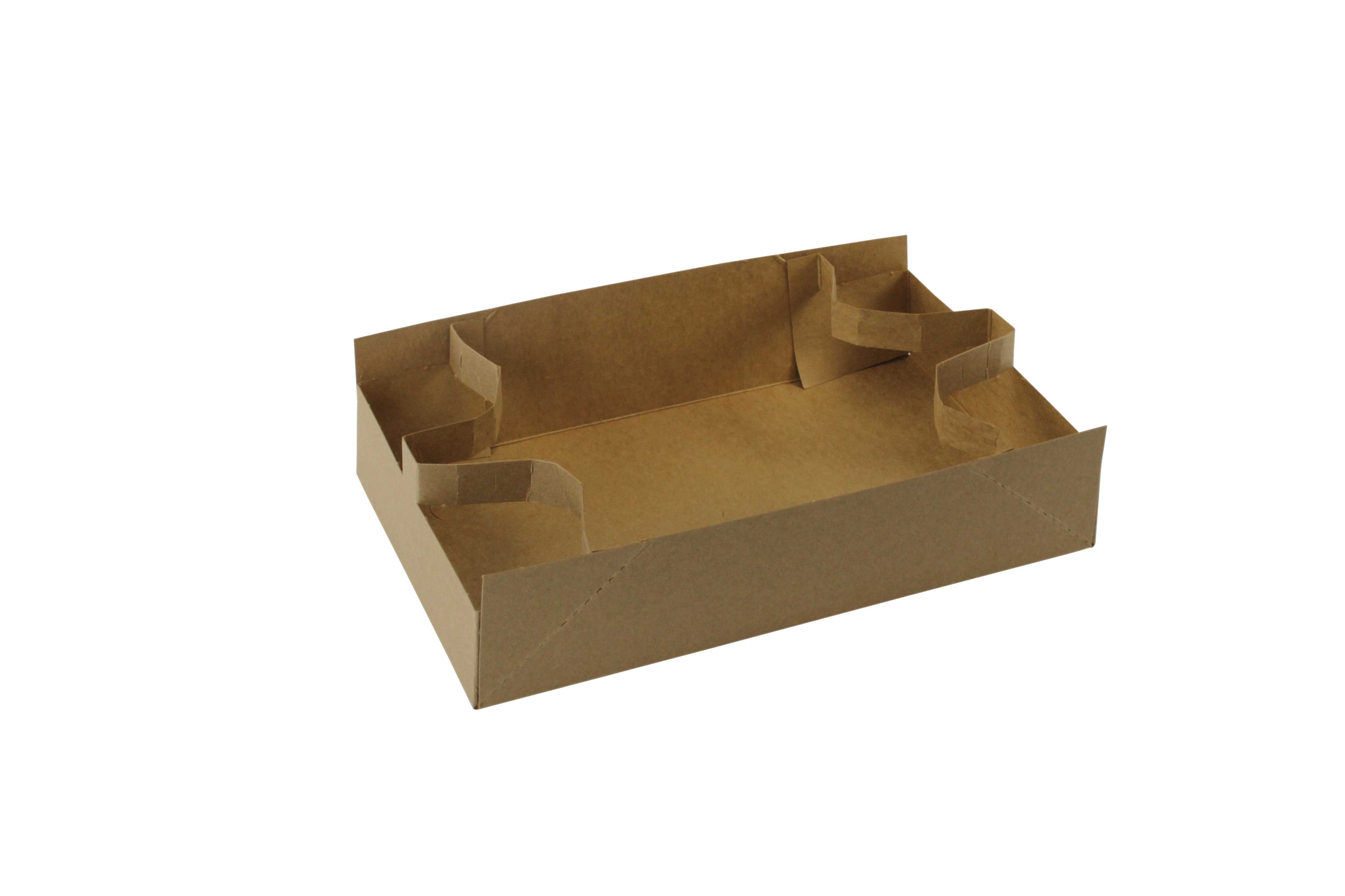 Boxit Kraft Cup Carrier, 10.875 x 6.625 x 2.625 inch -- 250 per case.