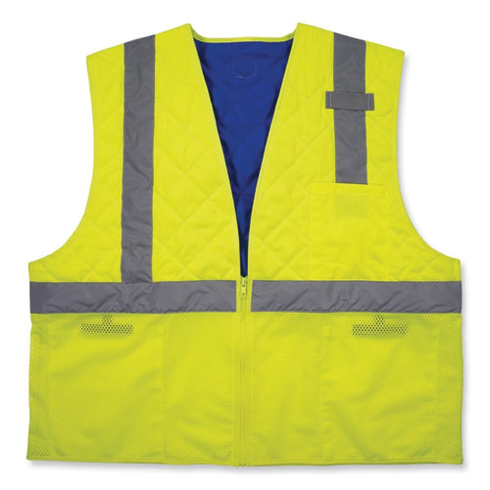 ergodyne Chill -Its 6668 Polymer Small Lime Class 2 Hi-Vis Safety Cooling Vest