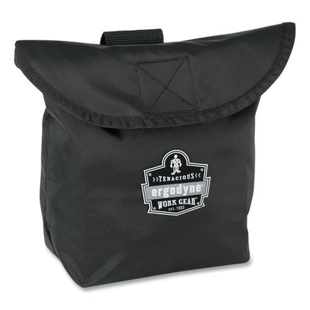 ergodyne Arsenal 5181 Black Large Full Mask Respirator Pack with Hook and Loop Closure, 11 x 4 x 12.5 inch