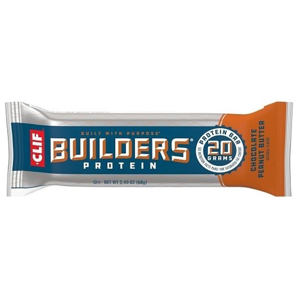Clif Builders Chocolate Peanut Butter Protein Bar, 2.4 ounce -- 36 per case