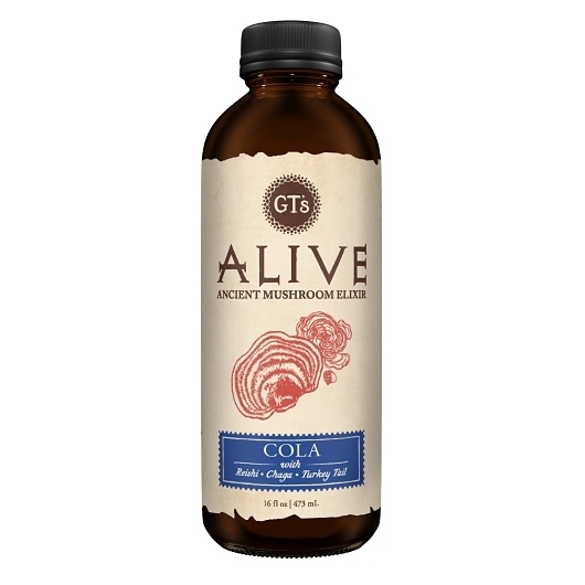 Gts Alive Cola Ancient Mushroom Elixir, 16 Fluid Ounce -- 6 per case