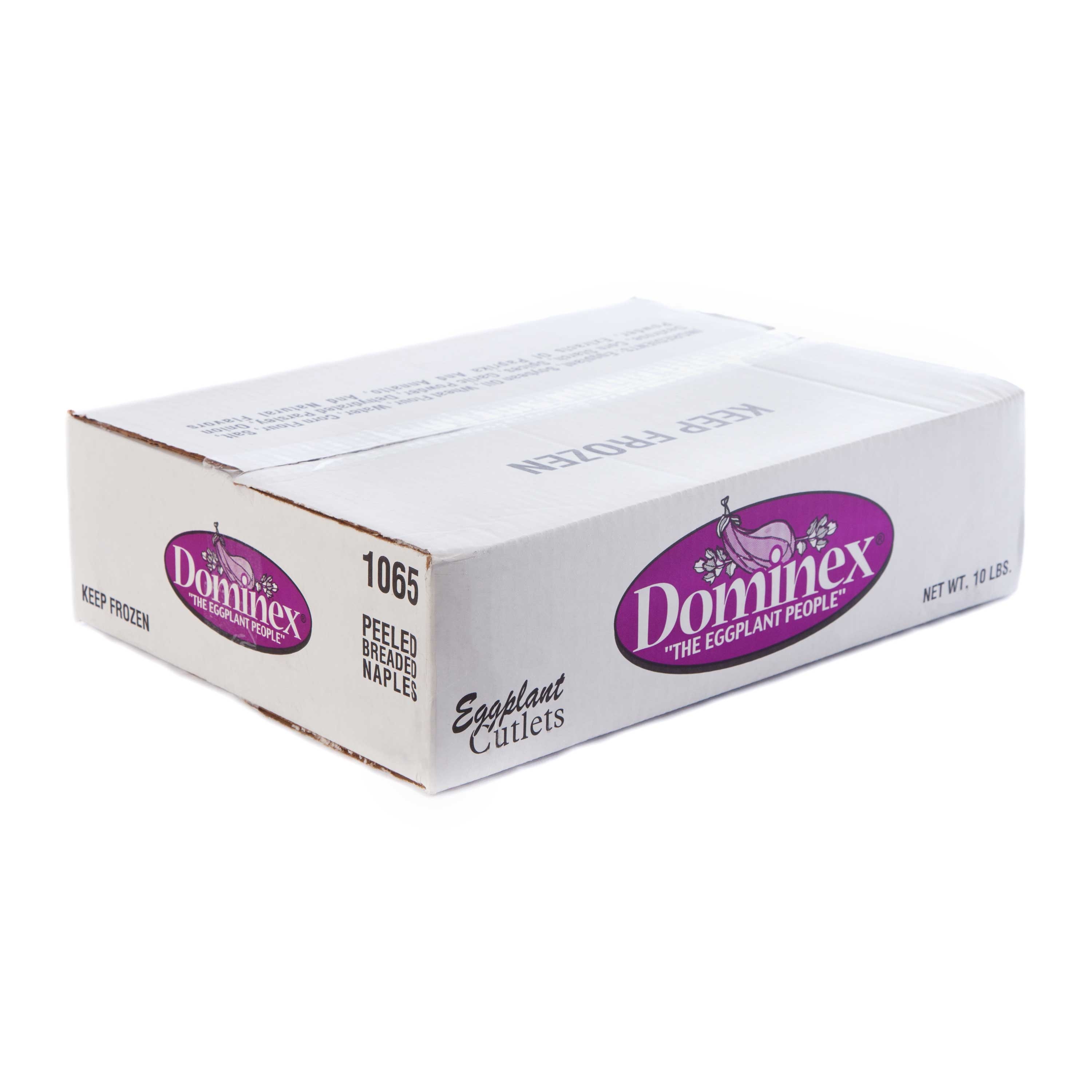 Dominex Naples Breaded Peeled Eggplant Cutlet, 5 Pound -- 2 per case.