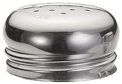 Tablecraft 4F Stainless Steel Replacement Salt and Pepper Mushroom Top Only -- 24 per case