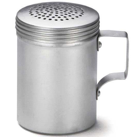 Tablecraft Aluminum Dredge with Handle, 10 Ounce