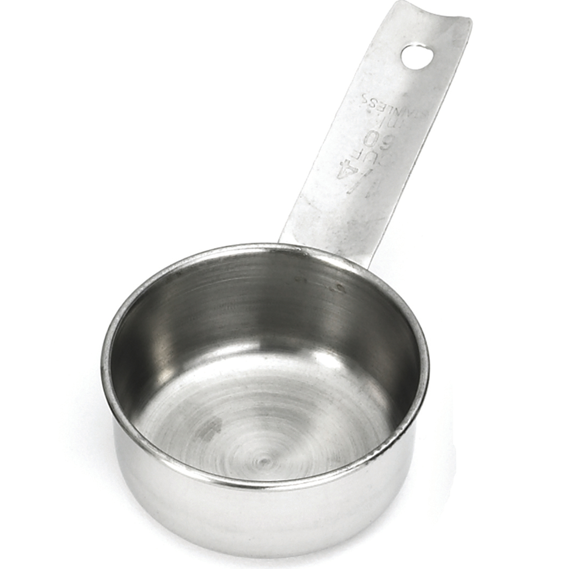 Tablecraft Stainless Steel 1/4 Size Measuring Cup, 4.625 x 2.3125 x 1.125 inch
