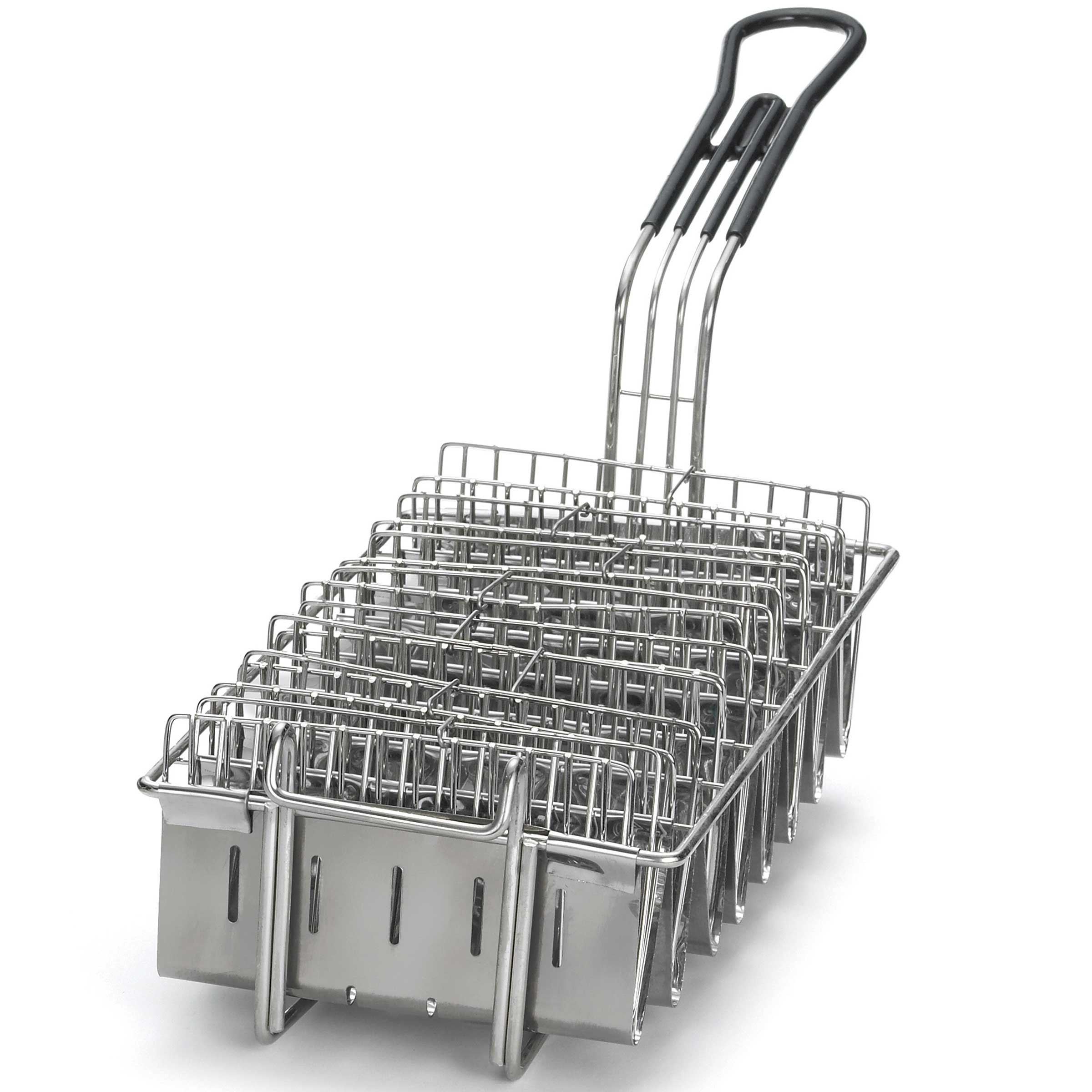 Tablecraft Nickel Plated Taco Fry Basket.