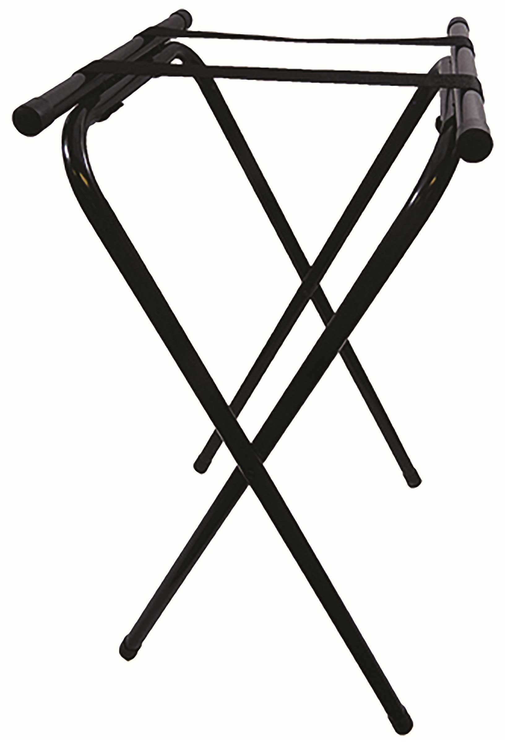 Tablecraft Black Double Bar Tray Stand, 31 inch
