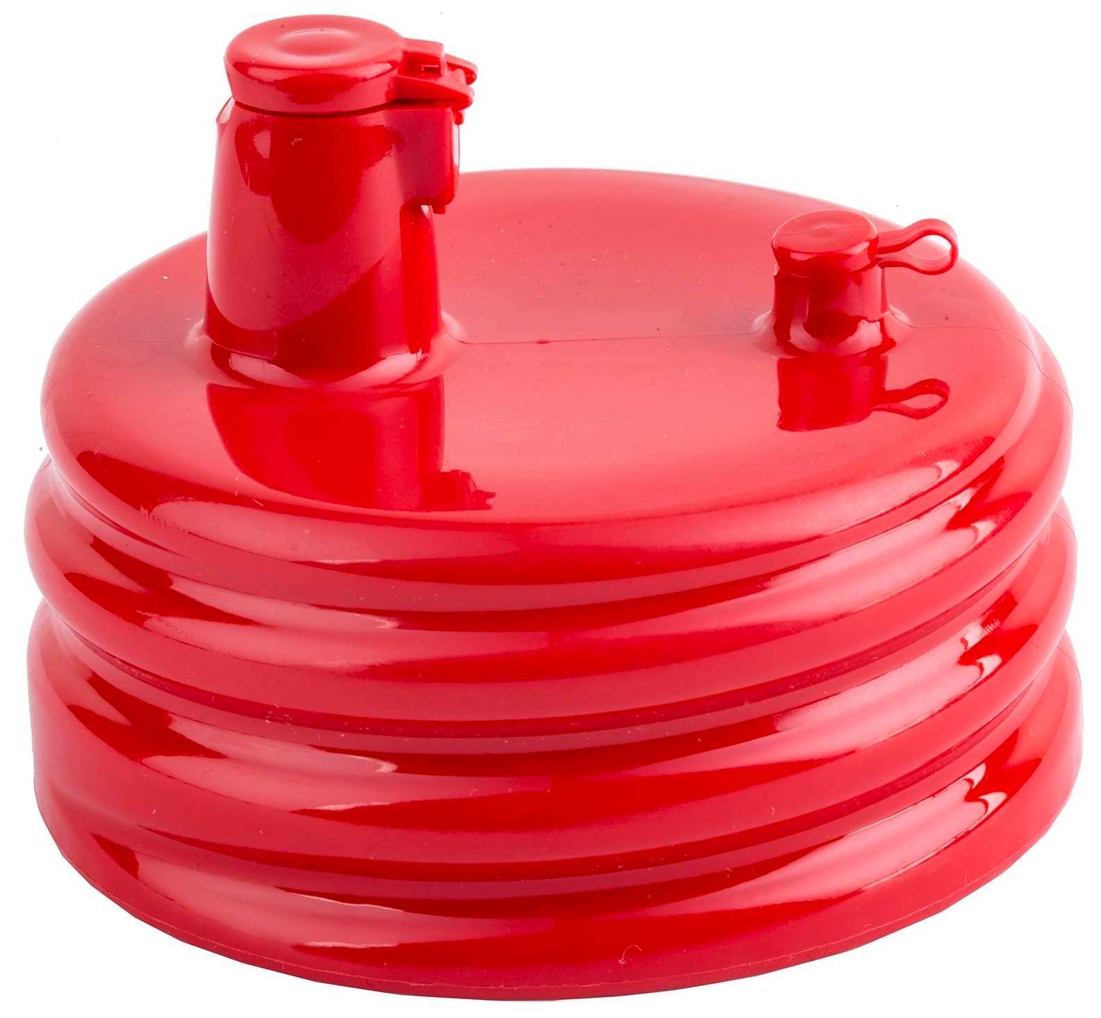 Tablecraft Safer Food Plastic Red Low Profile Top