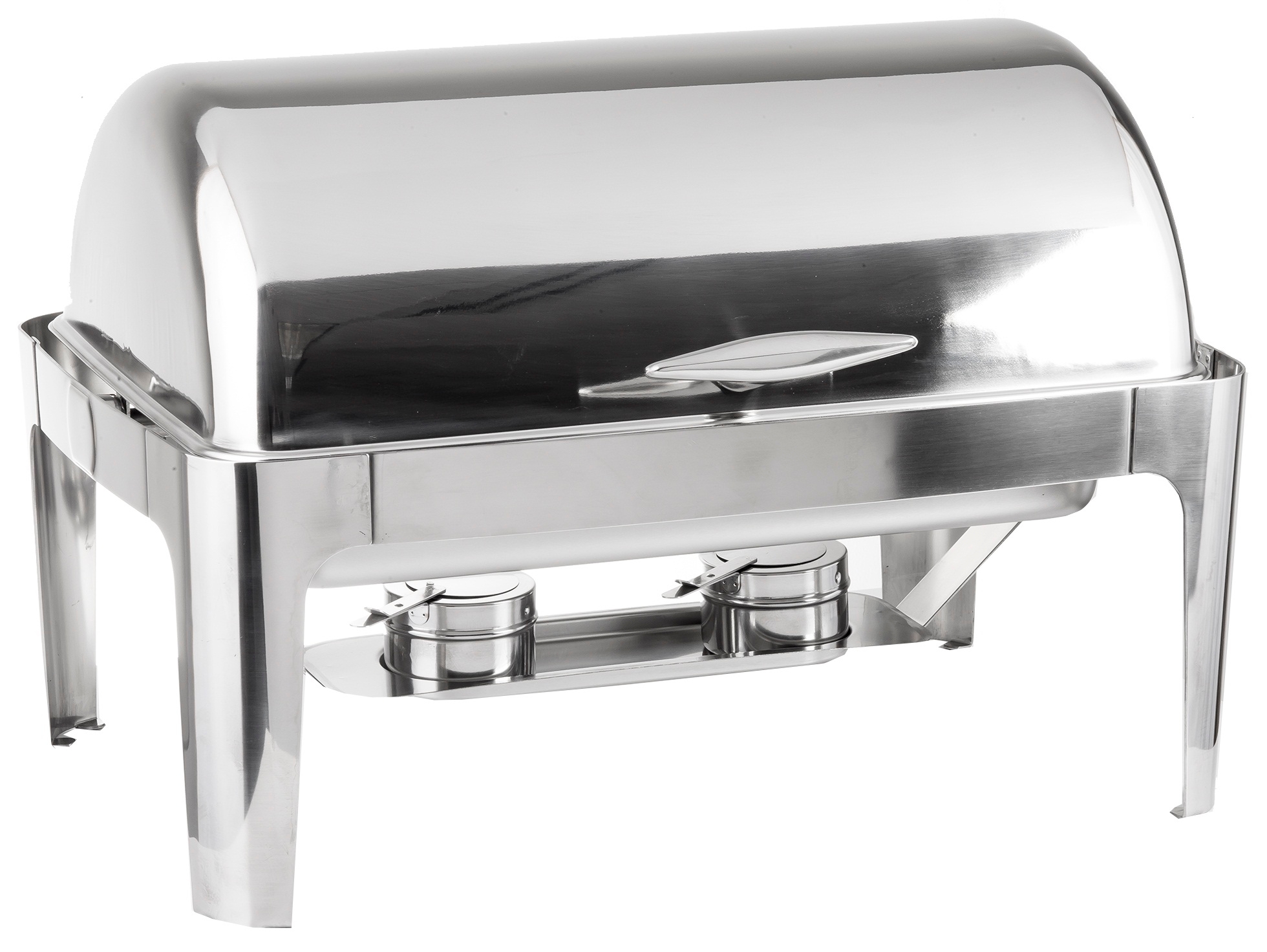 Tablecraft Stainless Steel Full Size Roll Top Chafer Fuel Server