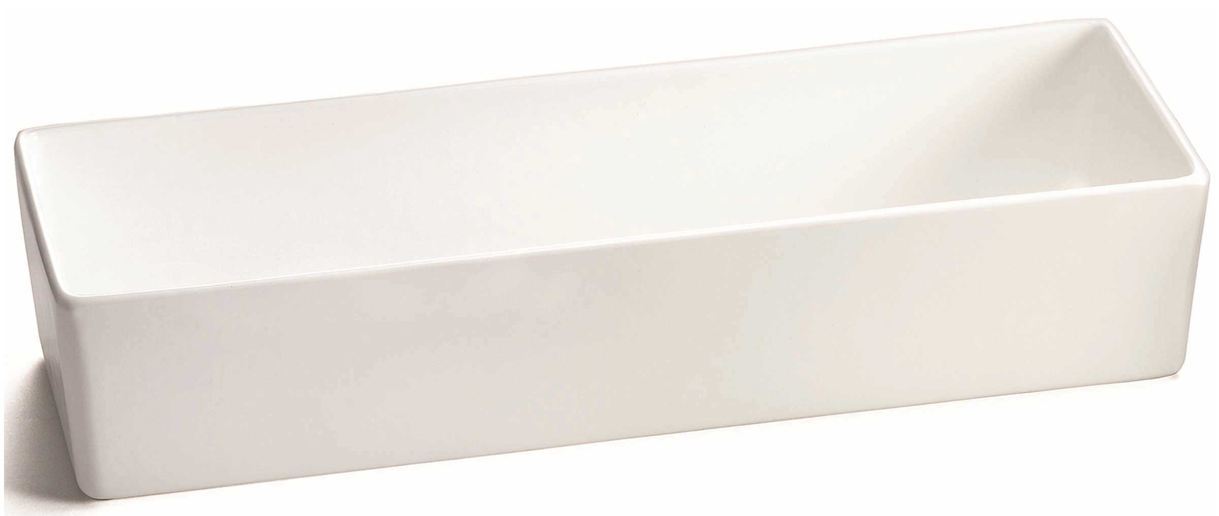 Tablecraft White Straight Wall Bowl, 15 x 5 x 3 inch
